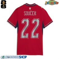 Maglie da calcio Repubblica Ceca Tomas Soucek #22 Prima Maglia Femminile Mondiali 2026  Manica Corta
